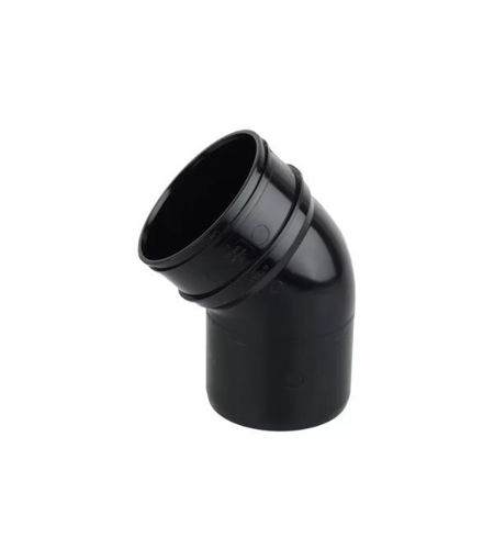 Wavin OsmaSoil 4S263B SW/S Bend 45 deg 110mm Black