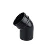 Wavin OsmaSoil 4S263B SW/S Bend 45 deg 110mm Black