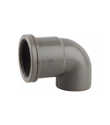 Wavin Osma 50mm Boss Adaptor 90° - Grey