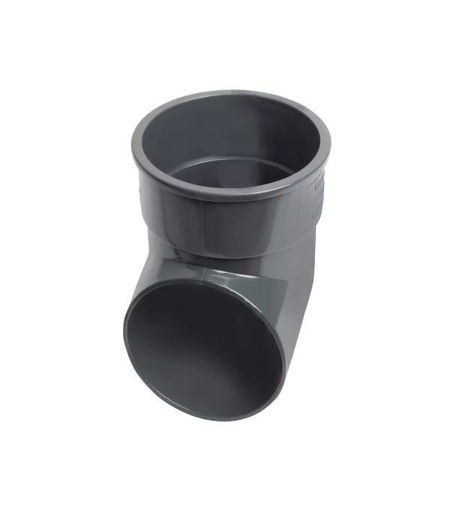 Wavin Osma RoundLine OT037G 68mm Shoe Anthracite Grey