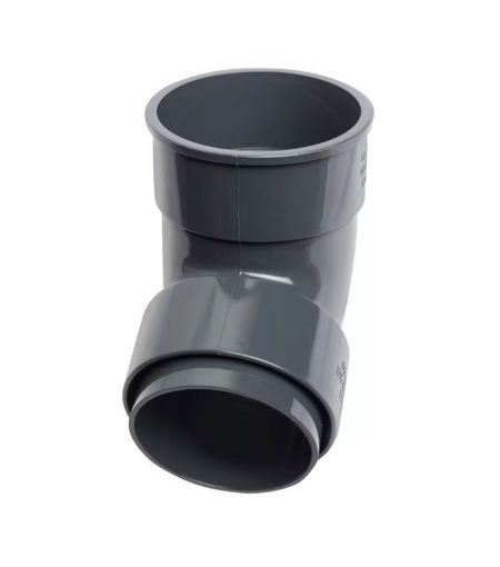 Wavin Osma RoundLine OT025G 68mm Offset Bend Anthracite Grey