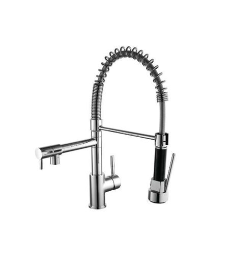 Kartell Pull Out Dual Spout Kitchen Sink Mixer