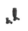 Design Twin Pack TRV, Anthracite, Angled