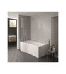 Kartell Oblique P Shaped Bath 1700mm x 850/700mm Left Hand