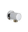 Kartell Round Wall Outlet Elbow - Chrome