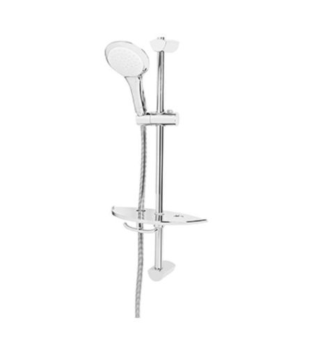 Single Function Extended Slide Bar Shower Kit Chrome