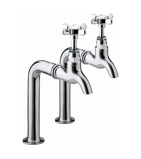 N BIB C - 1901 Bib Taps Chrome Plated