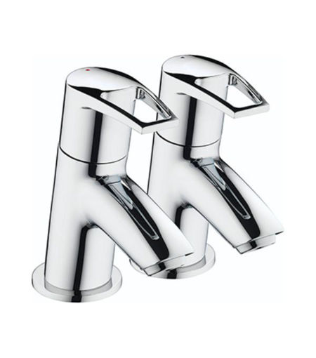 SM 3/4 C Smile Bath Pillar Taps