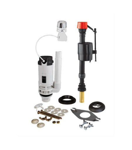 Fluidmaster Universal Cistern Pack PROCP002 With Brass Shank Fill Valve, Flush Valve and Fittings