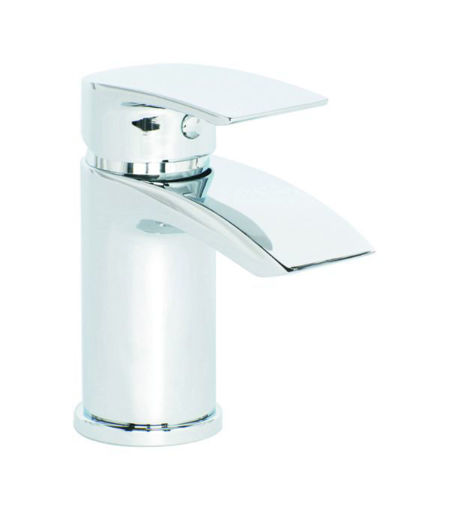 Coll Mono Basin Mixer & Push Waste CP