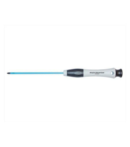 Regin Insulated Terminal Slotted Screwdriver - PZ0mm x 100mm