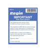 Regin Important Compartment Sticker REGP15