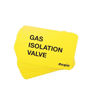 Regin "GAS ISOLATION VALVE" Plate REGP97