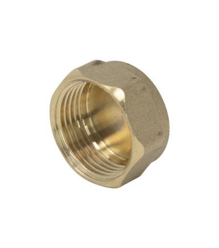 1/4" Brass Cap