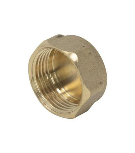 3/8" Brass Cap