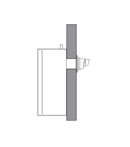 Ideal Rear Flue Outlet Kit 55/80 (Heat Only Boilers)