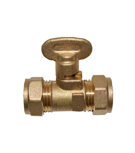 22mm Compression Gas Cock