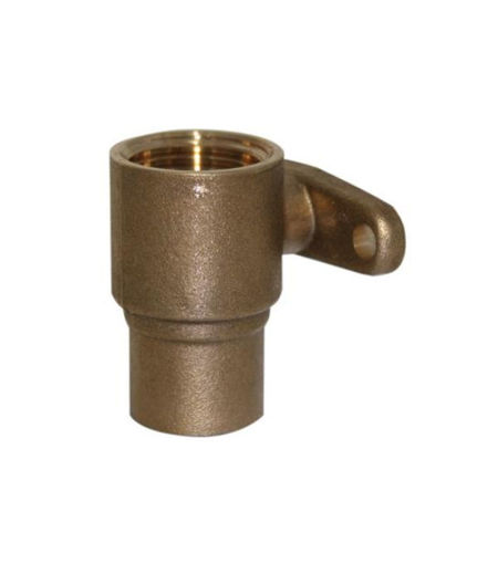 Wall Plate Cooker Straight 15mm x 1/2"