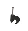 Black Nail-In Identification Clips 22mm (100)