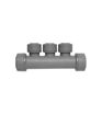 Polypipe Polyplumb Single Sided Manifold (Grey) 22mm X 10mm - 4 Port (Socket/Spigot)