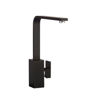 Designer Tap With Contemporary Square Side Lever - Matt Black