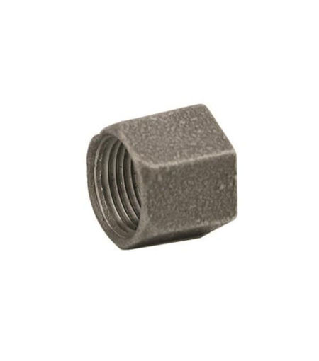 Black Iron - 3/4" End Cap