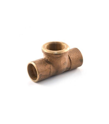 Solder Ring 15mm x 15mm x 1/2" Tee Female Iron