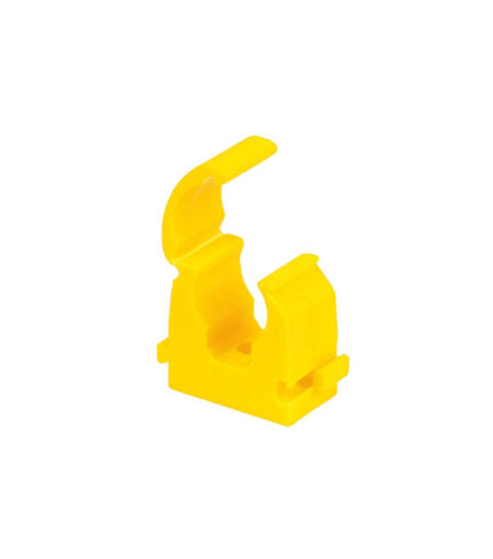 Yellow Wrap Over Identification Clips 22mm (100)