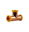 PrimaPress Pressfit GAS Copper Equal Tee - 22mm
