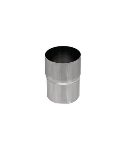 Alumasc Galvanised Steel Downpipe 80mm Straight Connector