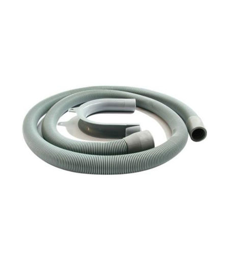 Wash/Mac Outlet Hose 1.5 Grey
