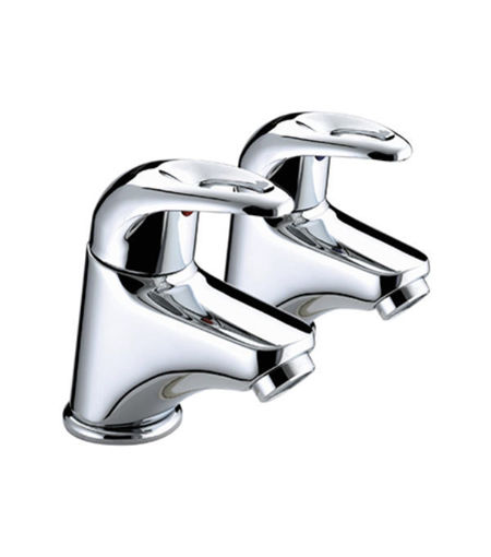 J 1/2 C Java Basin Taps, Chrome Plated