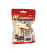 (WCFFK-75) L Shape Pan Fixings White/Chrome