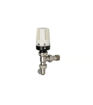 Myson 90deg Pushfit TRV2 15mm Nickle Plated