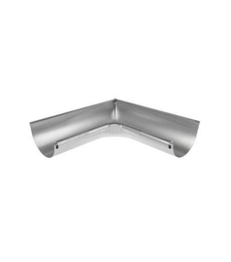 Alumasc Galvanised Steel Gutter 125mm Internal 90Deg Angle