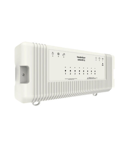 Heatmiser UH8 RF Wireless 8 Zone Wiring Box