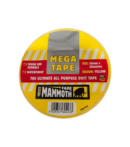 Mammoth Mega Tape 50mm - Yellow