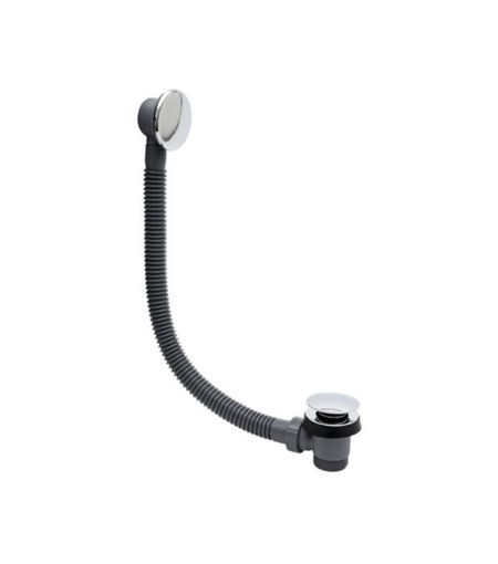 Infinita 1 1/2" Contemporary Mushroom Clicker Bath Waste and Overflow CP