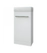 Kartell Purity Floor Standing Cloakroom Basin Unit 410mm 1 Door - White