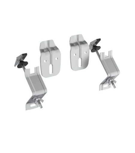 Armitage Shanks CONTOUR Concealed Basin Wall Hangers with Toggle Bolts and Clips (Pair), No Finish