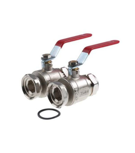 35mm X 1 1/2" Lever Brass Pump Valve (PAIR)