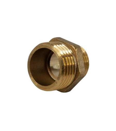 1/2" X 3/8" Reducing Hex Nipple