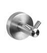 Dolphin Brushed Stainless Steel Double Robe Hook