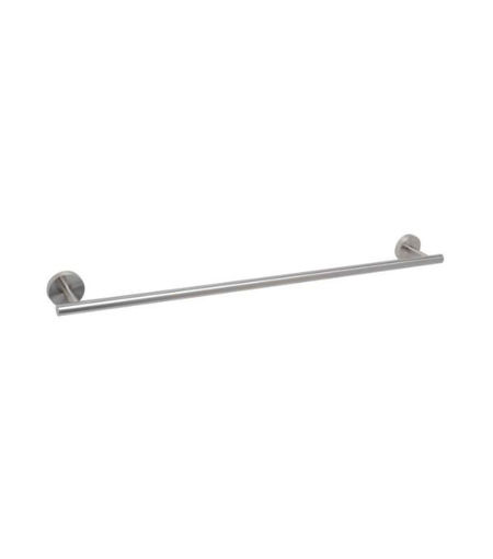 Dolphin Brushed Stainless Steel Towel Rail - 600mm