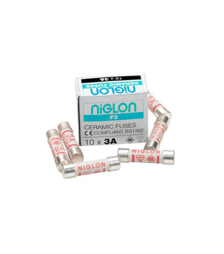 F103 Niglon 3a Fuses BS1362 (EACH)