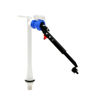 (B706A) 9 1/2" Delchem Ball Valve Bottom Entry Adjustable Arm