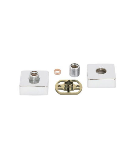 Shower Kit Square Fixing Brackets