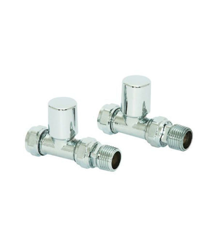 ASP Mini TW Radiator Valve - Straight pair