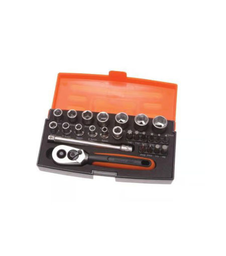 Bahco SL25 Socket Set of 25 Metric 1.4" Drive
