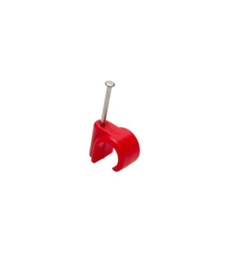 (1000) Talon Red Nail-In Identification Clips 10mm